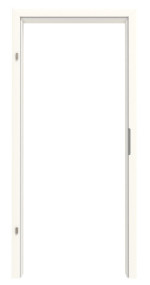 Frontansicht von GARANT Zarge für Objektinnentüren 0105-60 Pearl White CePaL mit kleiner Rundkante