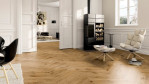 Ansicht von TER HÜRNE Klebe-Vinyl Eiche York gebürstet Chevron Pro Bild 2