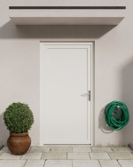 Stilwelt außen von Kunststoff Nebeneingangstür F001 Comfort ohne Glasausschnitt