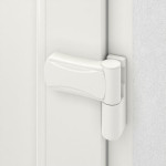 Detail Bänder von Kunststoff Nebeneingangstür F001 Comfort ohne Glasausschnitt