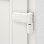 Detail Bänder von Kunststoff Nebeneingangstür F001 Optima ohne Glasausschnitt