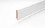 Sockelleiste 18 x 70 x 2400 mm Massivholz weiß lackiert Altdeutsch 70 Clip-Nut
