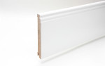 Perspektive Sockelleiste 18 x 145 x 2440 mm MDF weiß Altdeutsch 145 Clip-Nut