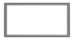 Frontansicht von Durchblickfenster Isolierglas HW-D-ISO mit zweiteiliger Umfassungszarge - Hörmann in ch703