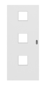 Frontbild von Bütte Weiß LA 10 Basic Durat Schiebetür - Huga
