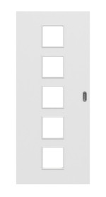Frontbild von Bütte Weiß LA 5 Basic Durat Schiebetür - Huga