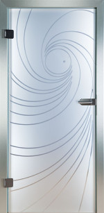 Tornado Glastür Piktura Loft - Rillenschliffdesign