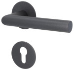 2. Bild von SÜDMETALL Türgriff München-R Pashmina Grau Flachrosette Magnet Flat 