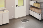 Milieubild Garage mit Metallregal, Schrank und Schuhabtreter HOME Rips T03PP anthrazit / Brush BL01 schwarz 60 x 42 cm - Entrada