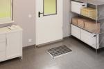 Milieubild Garage mit Metallregal, Schrank und Schuhabtreter HOME Rips T03PP anthrazit / Brush BL01 schwarz 75 x 50 cm - Entrada