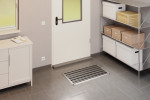 Milieubild Garage mit Metallregal, Schrank und Schuhabtreter HOME Rips T03PP anthrazit / Brush BL01 schwarz 90 x 50 cm - Entrada