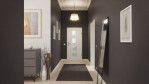 Main-Milieuansicht von GARANT Wohnungseingangstür 0105-60 Pearl White CePaL mit Lichtausschnitt LA-10