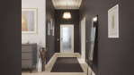 Main-Milieuansicht von GARANT Wohnungseingangstür 0105-60 Pearl White CePaL mit Lichtausschnitt LA-3