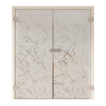 Listing-Ansicht von GARANT Ganzglas Doppelflügeltür Petali Design-Ornament