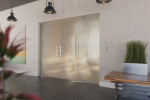 Milieubild von Vertigo Motiv klar 2-flg. Glaspendeltür mit festem Seitenteil DORMA Mundus BTS Variante 5 - Erkelenz