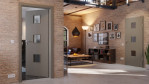 Main-Milieuansicht von Hygge Grau RAL 7037 LA 10 Mattlack Basic Innentür - Huga