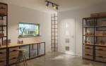 Main-Milieuansicht von GARANT Schallschutztür D354-60 Designer White Resopal mit Lichtausschnitt LA-10