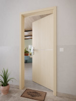 CloseUp-Milieuansicht von GARANT Wohnungseingangstür Corona 831 Authentic Sand CePaL