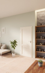 Detail-Milieuansicht von GARANT Zimmertür Sylt ST2 Weißlack 9010 CePaL 