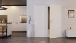 Front-Milieuansicht von CLASSEN Doppelflügeltür Dynamic 3.24 Weißlack RAL 9016 inkl. Zarge