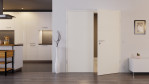 Front-Milieuansicht von CLASSEN Doppelflügeltür Dynamic 3.26 Weißlack RAL 9010 inkl. Zarge