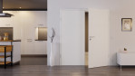 Front-Milieuansicht von CLASSEN Doppelflügeltür Dynamic 3.26 Weißlack RAL 9016 inkl. Zarge