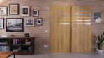 Front-Milieuansicht von CLASSEN Doppelflügeltür 4.13 Hickory Eiche CPL inkl. Zarge