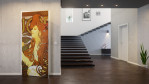 Milieubild 3 von Alfons Mucha Reproduktion auf eigener Innentür JOB