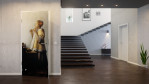 Milieubild 3 von Johannes Vermeer Reproduktion Junge Dame mit Perlenhalsband