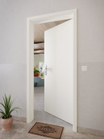 CloseUp-Milieuansicht von GARANT Wohnungseingangstür 0135-60 Rain Resopal