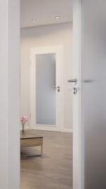 Detail-Milieuansicht von Weiß ähnlich RAL 9016 LA 27 Mattlack Basic Innentür - Huga