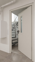 Detail-Milieuansicht von Innentür-Set Stahl mit Feuerschutzfunktion STU/STS T90-1 mit LA-B1 inkl. Blockzarge 62/55 - Hörmann