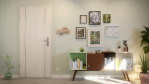 Front-Milieuansicht von GARANT Wohnungseingangstür Corona 851 Authentic Grigio CePaL