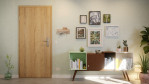 Front-Milieuansicht von GARANT Wohnungseingangstür Corona 851 Authentic Risseiche CePaL