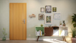 Front-Milieuansicht von GARANT Wohnungseingangstür Corona 851 Eiche Premium CePaL