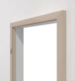 Detail-Ansicht von TEUTO Blendrahmen Authentic Akazie CPL mit runder Kante