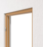 Detail-Ansicht von TEUTO Blockrahmen Eiche Premium CPL mit runder Kante