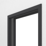 Detailansicht von GARANT Schiebetürsystem in der Wand laufend Matt Graphitgrau 7024 G-TEC