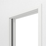 Detailansicht von GARANT Schiebetürsystem in der Wand laufend Matt Weißlack 9016 G-TEC