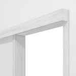 Detailansicht von GARANT Schiebetürsystem vor der Wand laufend Authentic Grigio CePaL