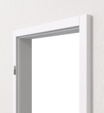 Wandansicht von Blendrahmen D 354-60 Designer White Resopal mit eckiger Kante - Deine Tür