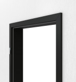 Detailansicht von GARANT Zarge 0901-60 Black Resopal mit eckiger Kante