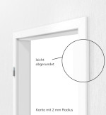 Bild 2 von Esche Weiß ES 242 PortaLit Zarge (eckig mit 2 mm Radius) - Westag