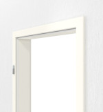 Detailansicht von GARANT Zarge 0105-60 Pearl White CPL mit kleiner Rundkante