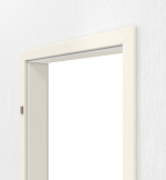 Detailansicht der Zarge von GARANT Rauchschutztür-Set T30 Weißlack RAL 9010 CePaL inkl. Zarge