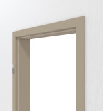 Detailansicht von Zarge Ultramatt Taupe Concepto mit runder Kante - Hörmann