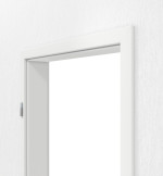 Detailansicht von GARANT Zarge Matt Weißlack 9016 G-TEC mit kleiner Rundkante