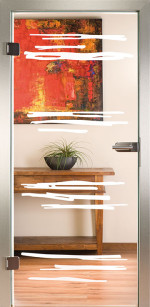 Mali Glastür Piktura Loft - Sandstrahldesign