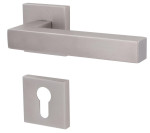 2. Bild von SÜDMETALL Türgriff Galina II Quadro - R Arctica Silber Top Speed