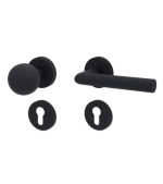 2. Bild von SÜDMETALL Feuerschutzbeschlag Ronny II - R Soft Touch Schwarz Top Speed